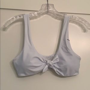BRAND NEW white bikini top, size small